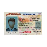 Arizona Drivers License psd template