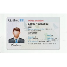 Québec DRIVER LICENSE EDITABLE PSD TEMPLATE new Version