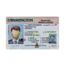 Washington driver license Psd Template